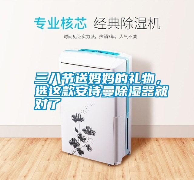 三八節送媽媽的禮物,選這款安詩曼除濕器就對了