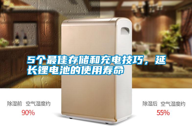 5個最佳存儲和充電技巧，延長鋰電池的使用壽命