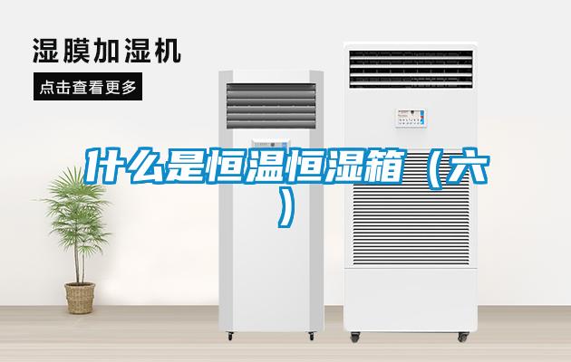 什么是恒溫恒濕箱(六)