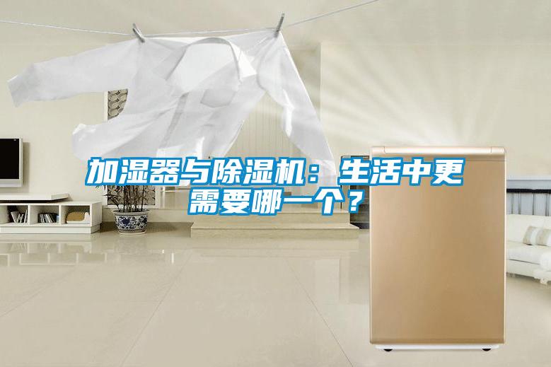 加濕器與除濕機：生活中更需要哪一個？