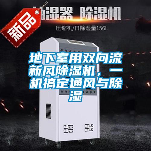 地下室用雙向流新風除濕機，一機搞定通風與除濕