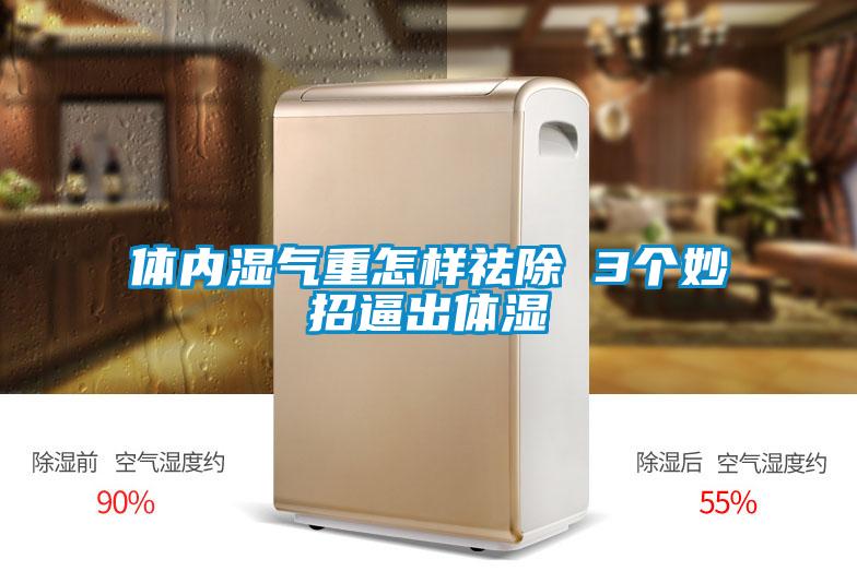 體內(nèi)濕氣重怎樣祛除 3個妙招逼出體濕