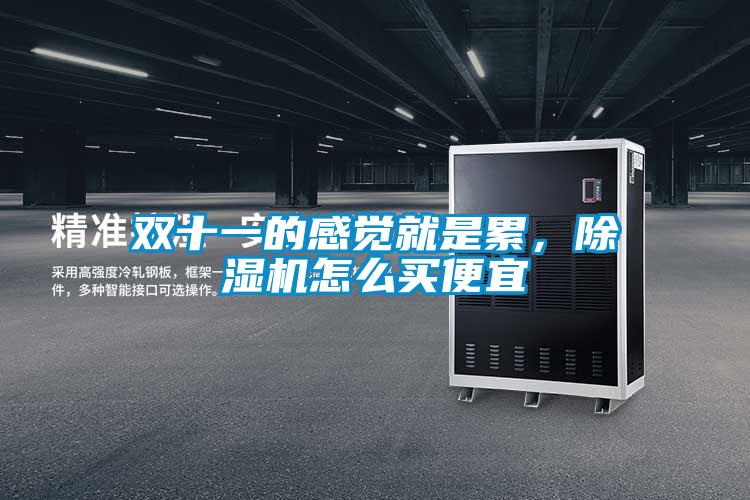雙十一的感覺(jué)就是累，除濕機(jī)怎么買便宜