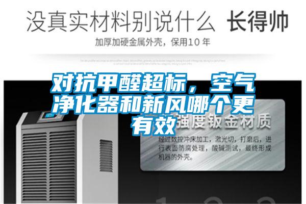 對抗甲醛超標，空氣凈化器和新風哪個更有效