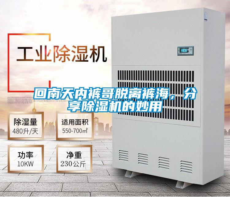 回南天內褲哥脫離褲海,分享除濕機的妙用