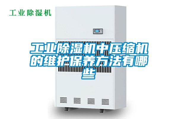 工業(yè)除濕機(jī)中壓縮機(jī)的維護(hù)保養(yǎng)方法有哪些