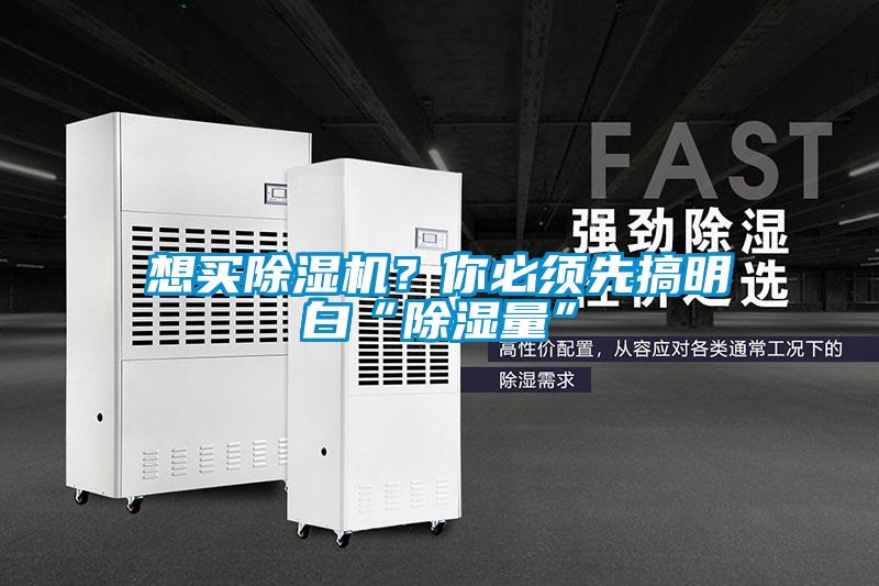 想買除濕機?你必須先搞明白“除濕量”