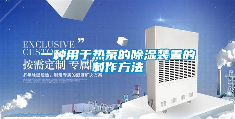 一種用于熱泵的除濕裝置的制作方法