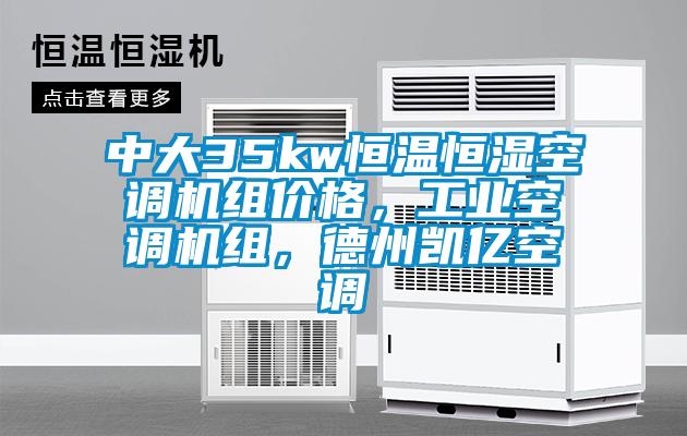 中大35kw恒溫恒濕空調(diào)機(jī)組價格，工業(yè)空調(diào)機(jī)組，德州凱億空調(diào)