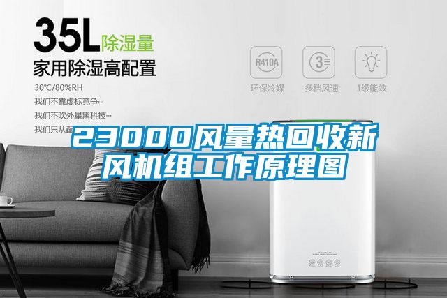 23000風量熱回收新風機組工作原理圖