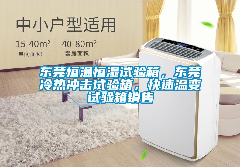 東莞恒溫恒濕試驗箱，東莞冷熱沖擊試驗箱，快速溫變試驗箱銷售