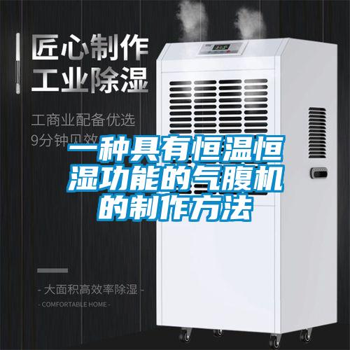 一種具有恒溫恒濕功能的氣腹機的制作方法