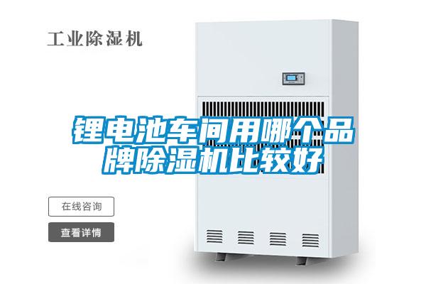 鋰電池車間用哪個品牌除濕機比較好