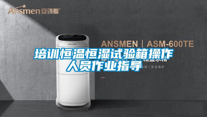 培訓(xùn)恒溫恒濕試驗箱操作人員作業(yè)指導(dǎo)