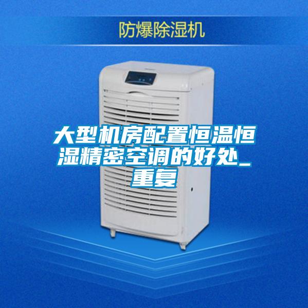 大型機房配置恒溫恒濕精密空調的好處_重復