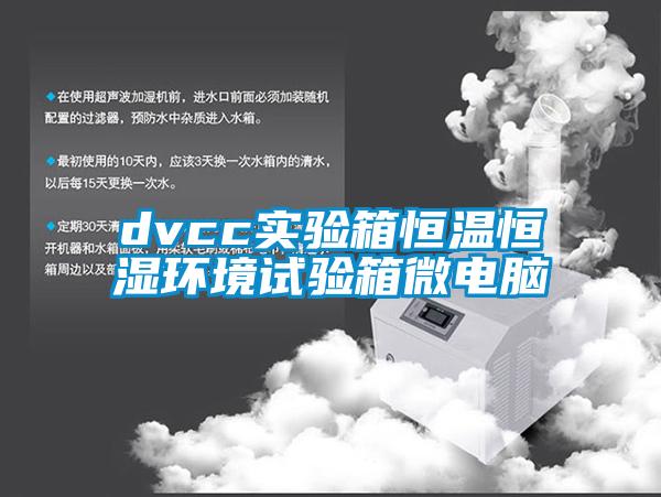 dvcc實驗箱恒溫恒濕環境試驗箱微電腦