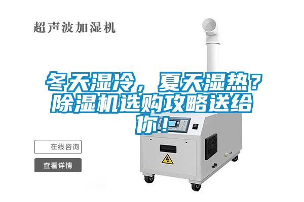 冬天濕冷，夏天濕熱？除濕機選購攻略送給你！