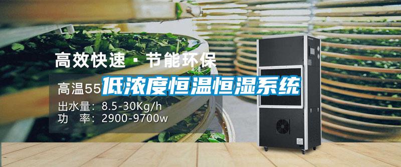 低濃度恒溫恒濕系統