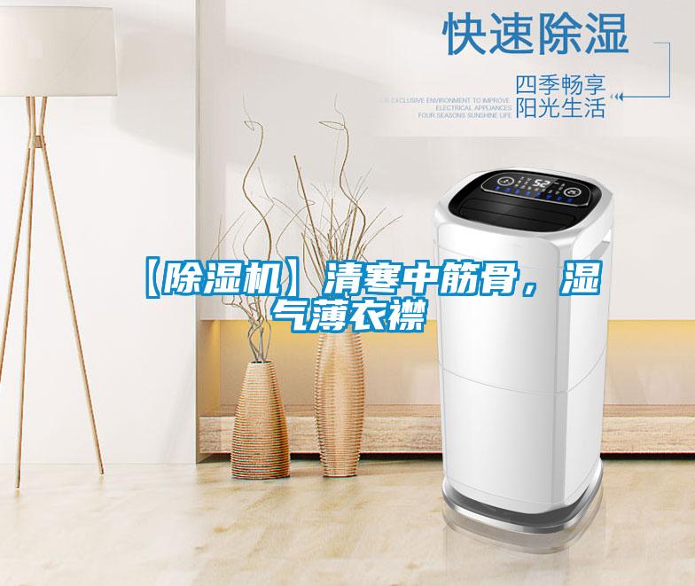 【除濕機】清寒中筋骨,濕氣薄衣襟