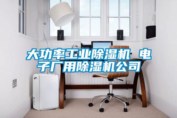 大功率工業除濕機 電子廠用除濕機公司