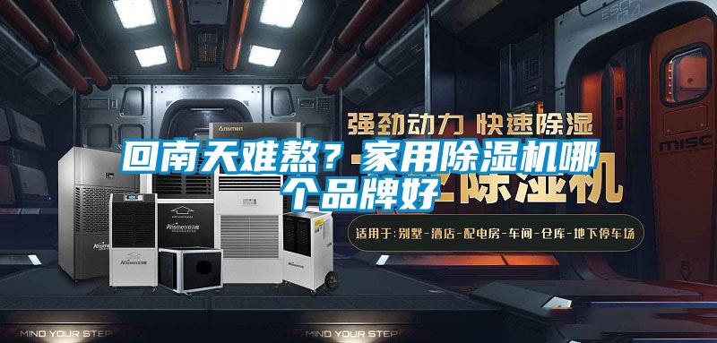 回南天難熬？家用除濕機哪個品牌好