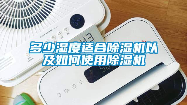 多少濕度適合除濕機以及如何使用除濕機