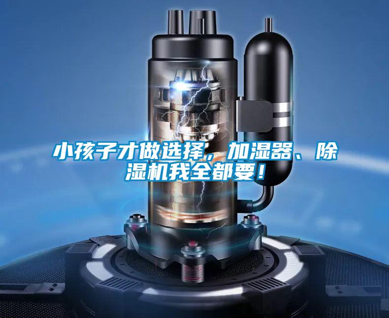 小孩子才做選擇，加濕器、除濕機我全都要！