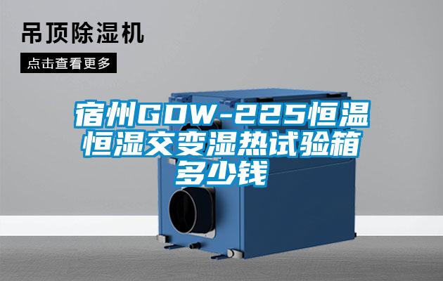 宿州GDW-225恒溫恒濕交變濕熱試驗箱多少錢