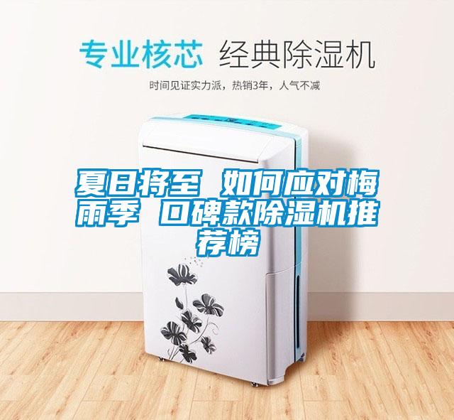 夏日將至 如何應對梅雨季 口碑款除濕機推薦榜