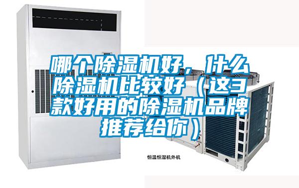 哪個(gè)除濕機(jī)好，什么除濕機(jī)比較好（這3款好用的除濕機(jī)品牌推薦給你）
