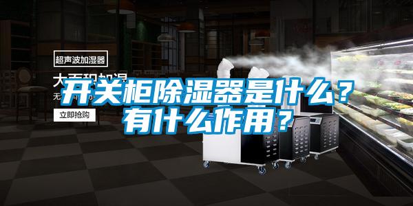 開關柜除濕器是什么？有什么作用？