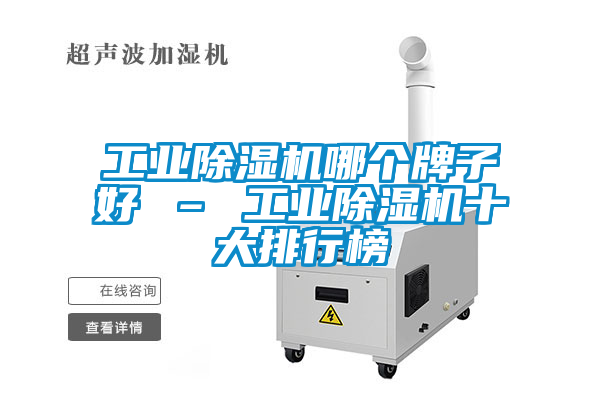 工業(yè)除濕機哪個牌子好 – 工業(yè)除濕機十大排行榜