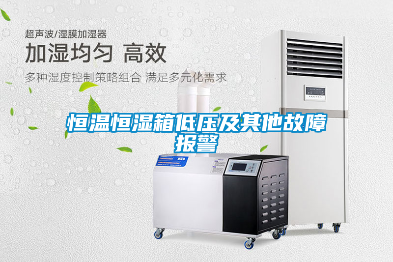 恒溫恒濕箱低壓及其他故障報警
