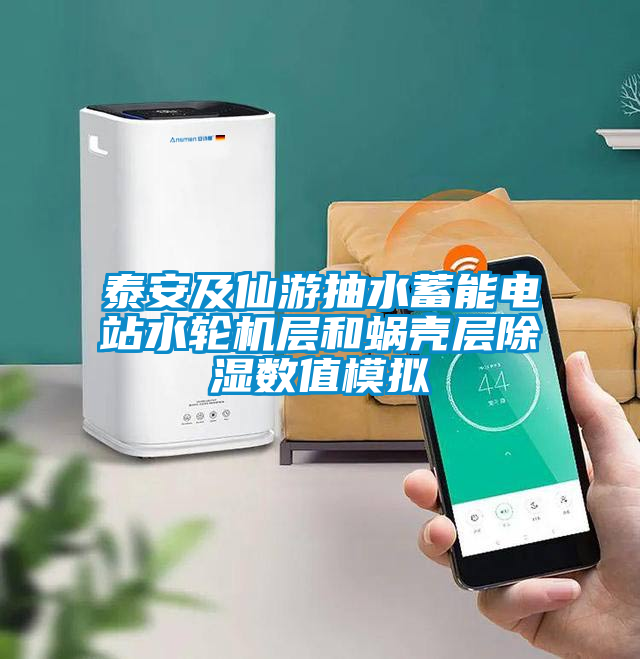 泰安及仙游抽水蓄能電站水輪機層和蝸殼層除濕數值模擬