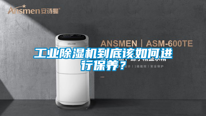 工業除濕機到底該如何進行保養？