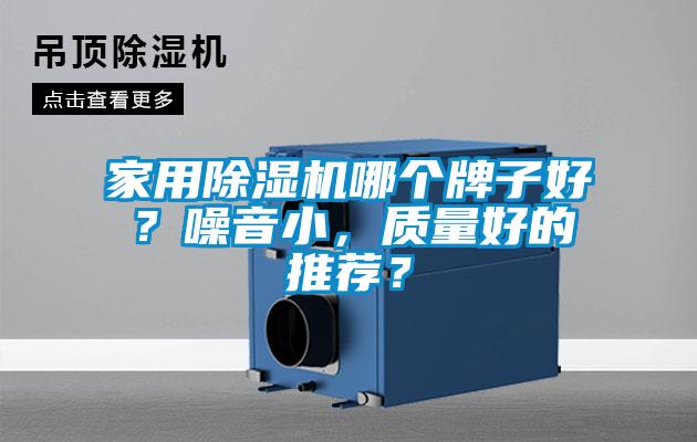 家用除濕機哪個牌子好？噪音小，質量好的推薦？