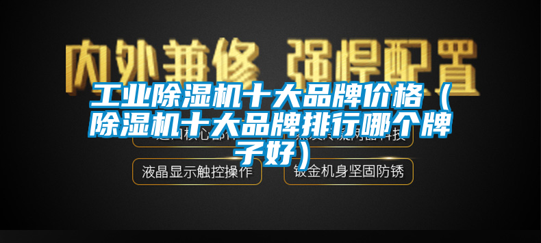 工業除濕機十大品牌價格（除濕機十大品牌排行哪個牌子好）