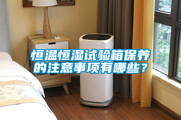 恒溫恒濕試驗箱保養的注意事項有哪些？