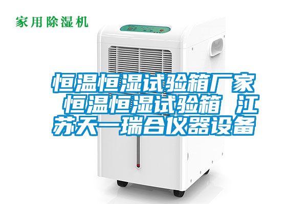恒溫恒濕試驗箱廠家 恒溫恒濕試驗箱 江蘇天一瑞合儀器設備