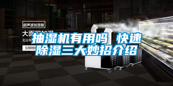 抽濕機(jī)有用嗎 快速除濕三大妙招介紹