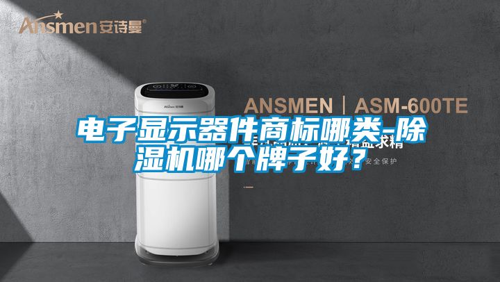 電子顯示器件商標哪類-除濕機哪個牌子好？