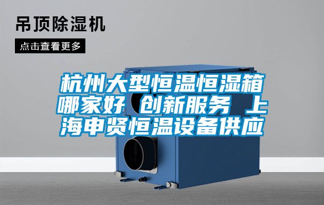 杭州大型恒溫恒濕箱哪家好 創新服務 上海申賢恒溫設備供應