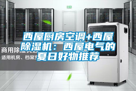 西屋廚房空調+西屋除濕機：西屋電氣的夏日好物推薦