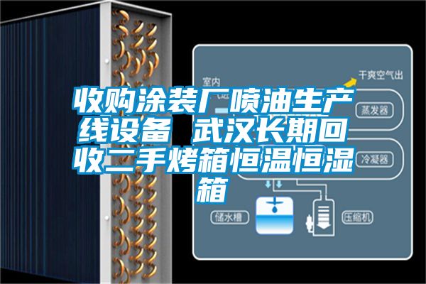 收購?fù)垦b廠噴油生產(chǎn)線設(shè)備 武漢長期回收二手烤箱恒溫恒濕箱