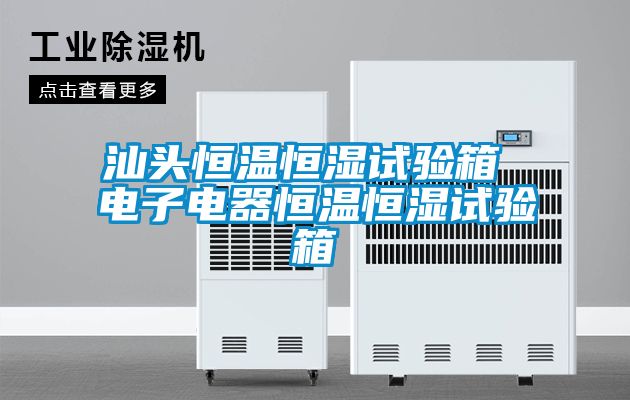 汕頭恒溫恒濕試驗箱 電子電器恒溫恒濕試驗箱