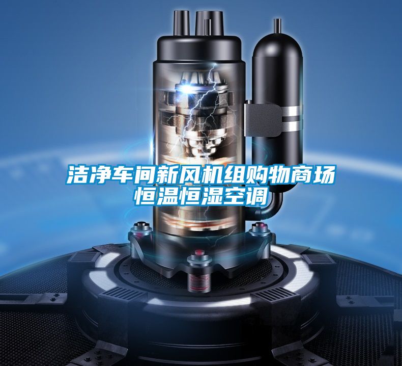 潔凈車間新風機組購物商場恒溫恒濕空調