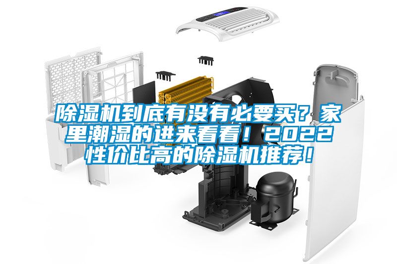 除濕機到底有沒有必要買？家里潮濕的進來看看！2022性價比高的除濕機推薦！