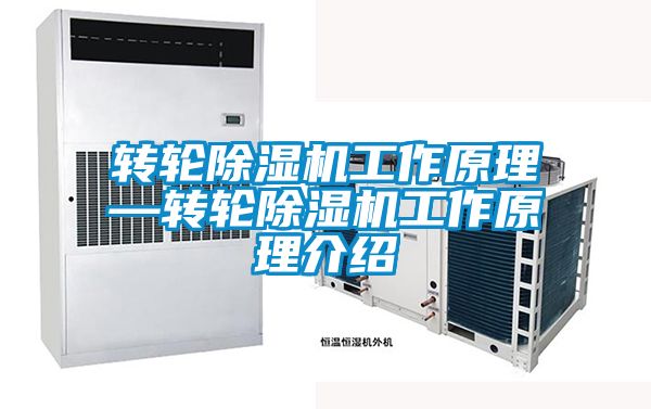 轉輪除濕機工作原理—轉輪除濕機工作原理介紹
