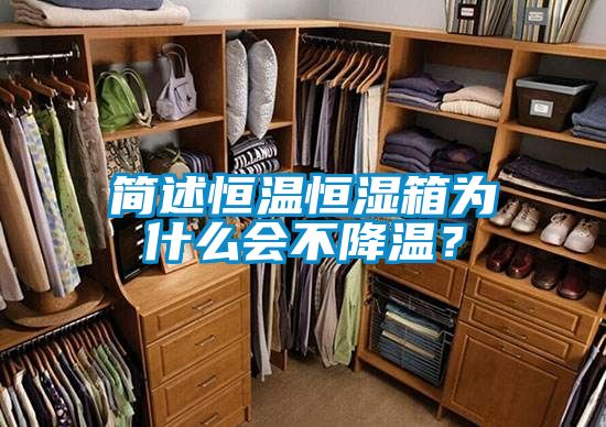 簡述恒溫恒濕箱為什么會不降溫?