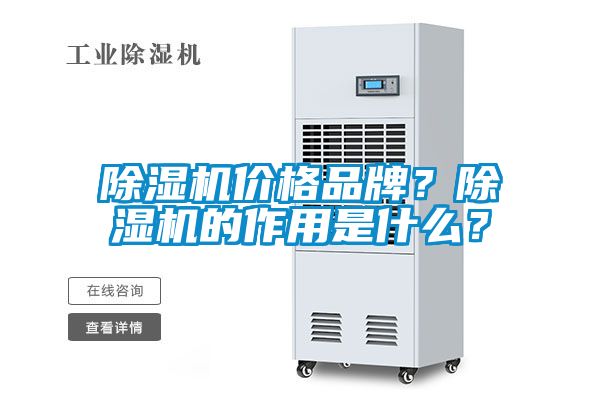 除濕機價格品牌？除濕機的作用是什么？
